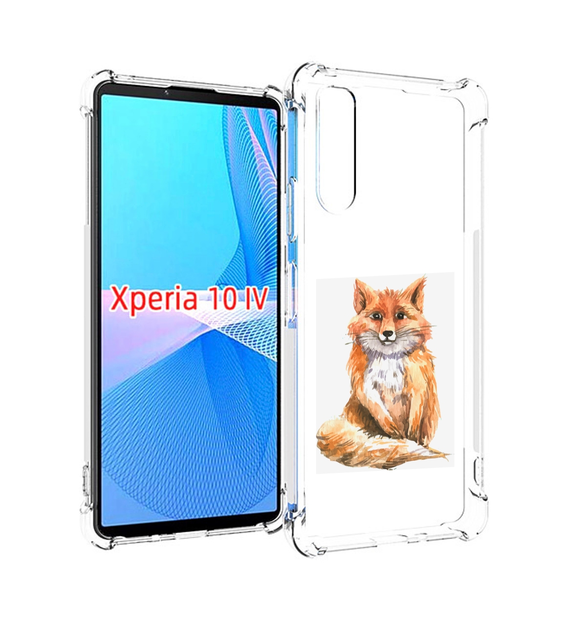 

Чехол MyPads детская лиса для Sony Xperia 10 IV (10-4), Прозрачный, Tocco