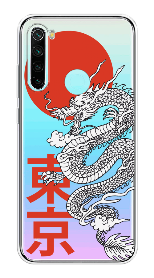 

Чехол на Xiaomi Redmi Note 8 "Китайский дракон", Черный;красный;белый, 36550-1
