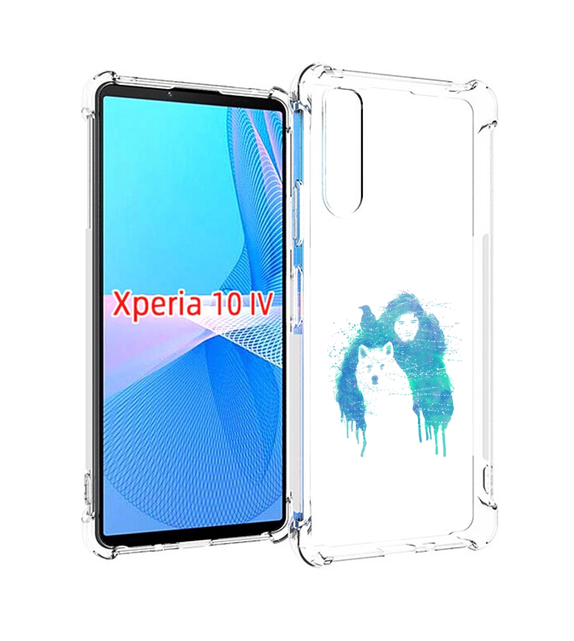 

Чехол MyPads джон сноу для Sony Xperia 10 IV (10-4), Прозрачный, Tocco