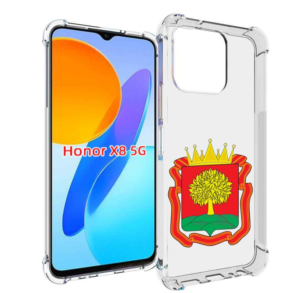 

Чехол MyPads герб-липецкая-область для Honor X8 5G, Прозрачный, Tocco