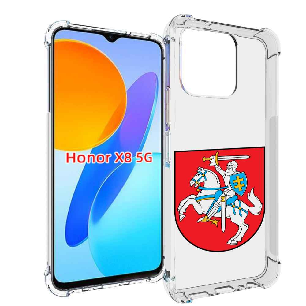 

Чехол MyPads герб-литва для Honor X8 5G, Прозрачный, Tocco