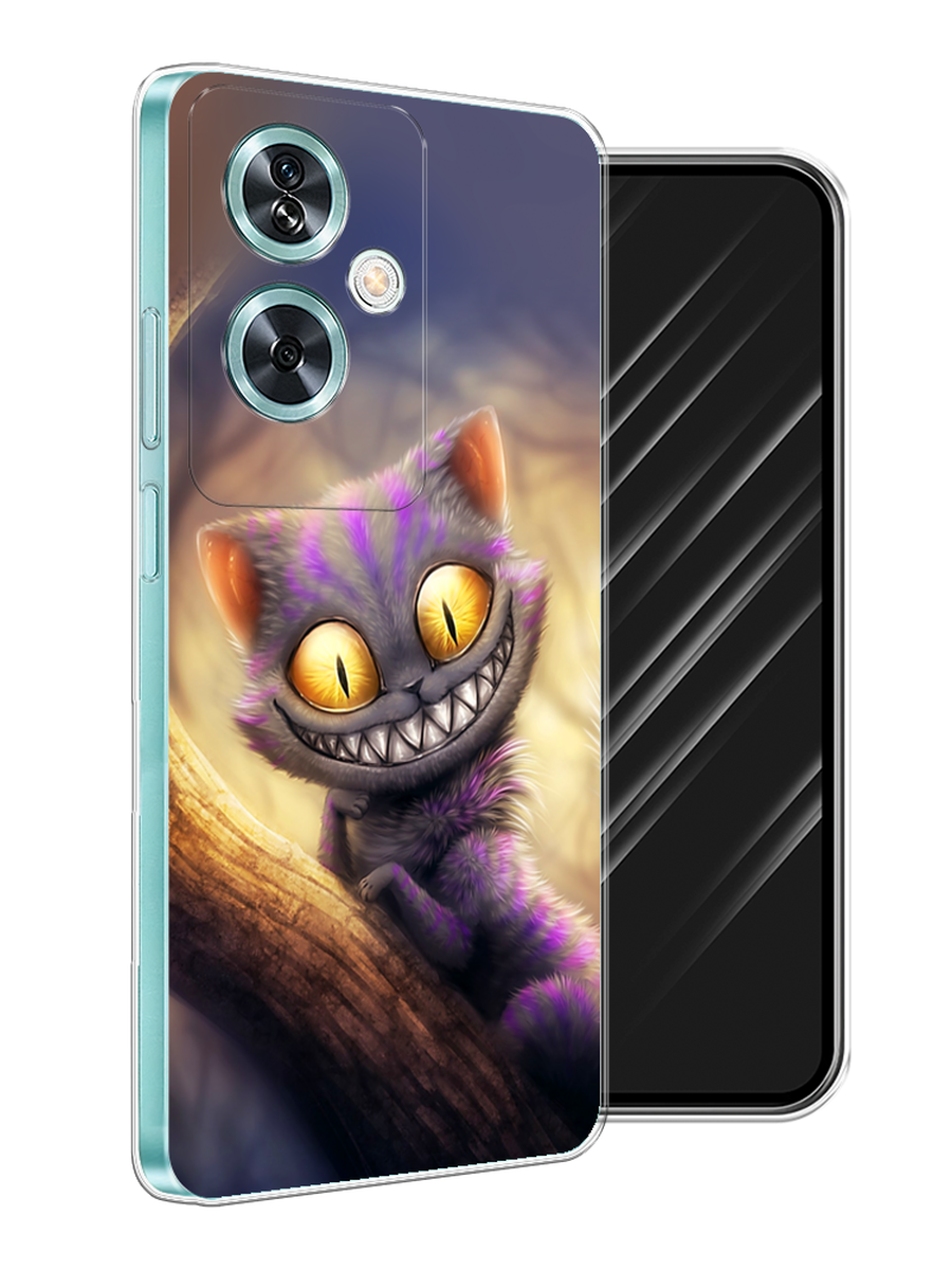 

Чехол Awog на OnePlus Nord N30 SE "Cheshire Cat", Фиолетовый;желтый, 154950-1