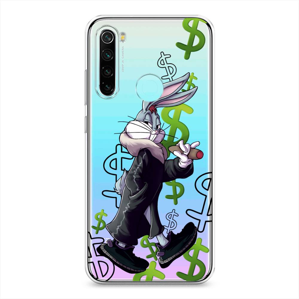 

Чехол на Xiaomi Redmi Note 8 "Rich Bugs Bunny", Зеленый;черный;голубой, 36550-6