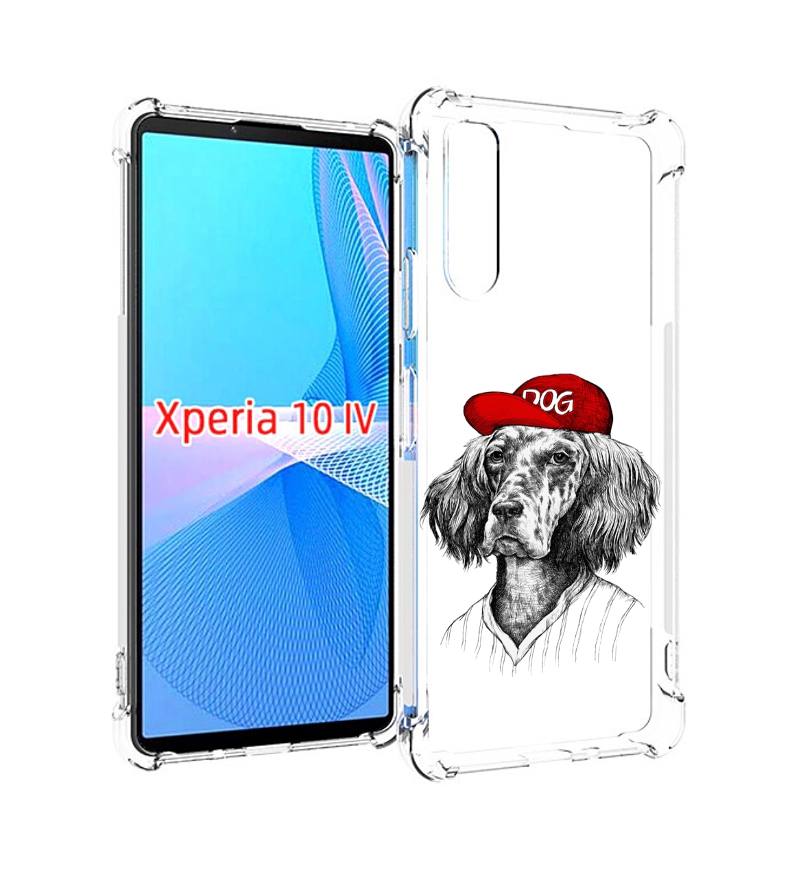

Чехол MyPads дог для Sony Xperia 10 IV (10-4), Прозрачный, Tocco