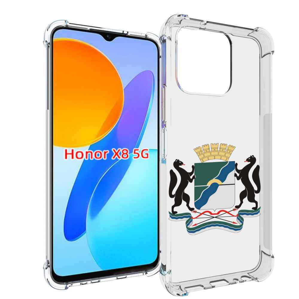 

Чехол MyPads герб-новосибирская-область для Honor X8 5G, Прозрачный, Tocco