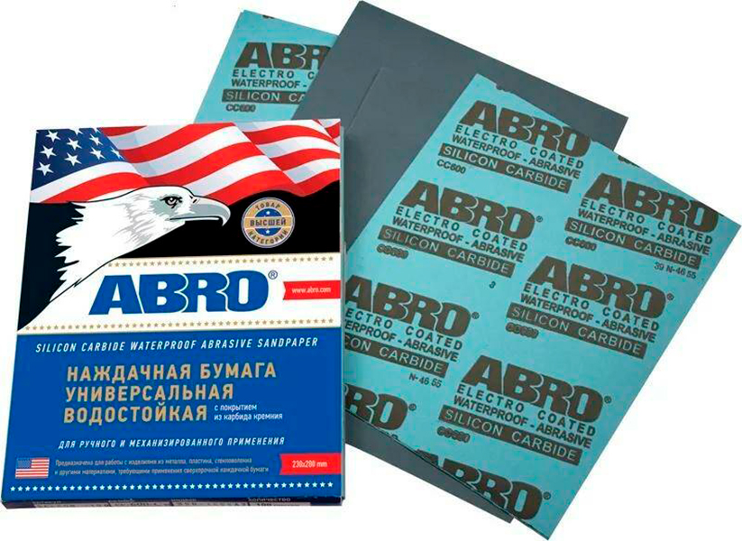 

Бумага Наждачная Abro Универсальная Водостойкая Р ABRO арт. SA1500100