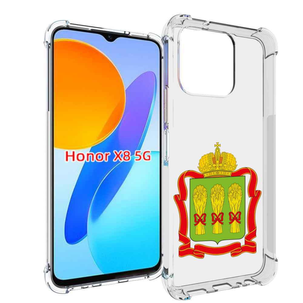 

Чехол MyPads герб-пензенская-область для Honor X8 5G, Прозрачный, Tocco