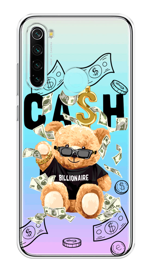

Чехол на Xiaomi Redmi Note 8 "Big cash", Черный;серый;бежевый, 36550-6