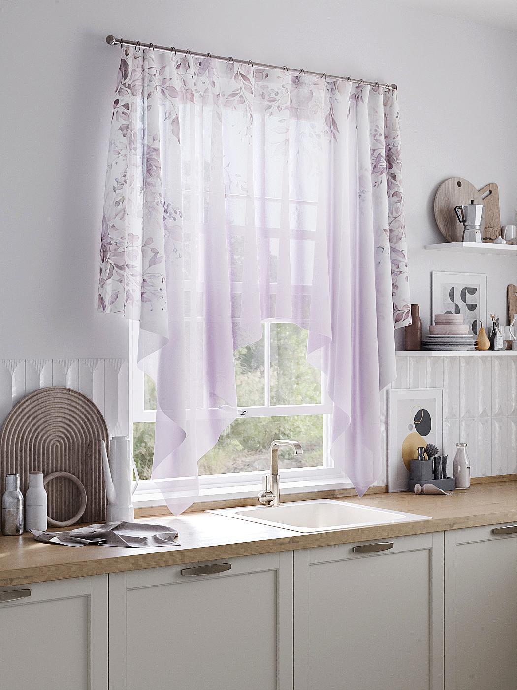 

Комплекты штор AT HOME Фремнес высота 145 см, ширина 200 см, Белый, 534294