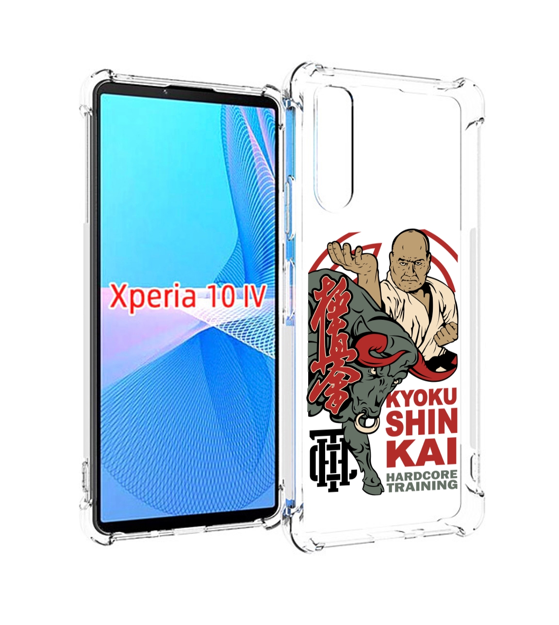 

Чехол MyPads единоборства рисунок для Sony Xperia 10 IV (10-4), Прозрачный, Tocco