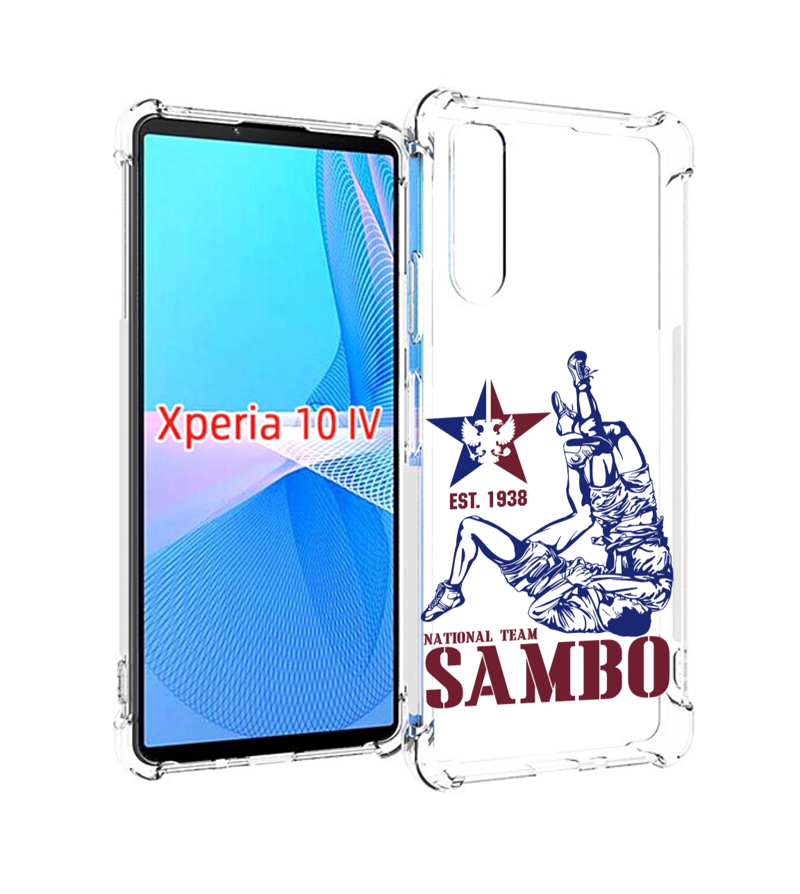 

Чехол MyPads единоборства самбо для Sony Xperia 10 IV (10-4), Прозрачный, Tocco