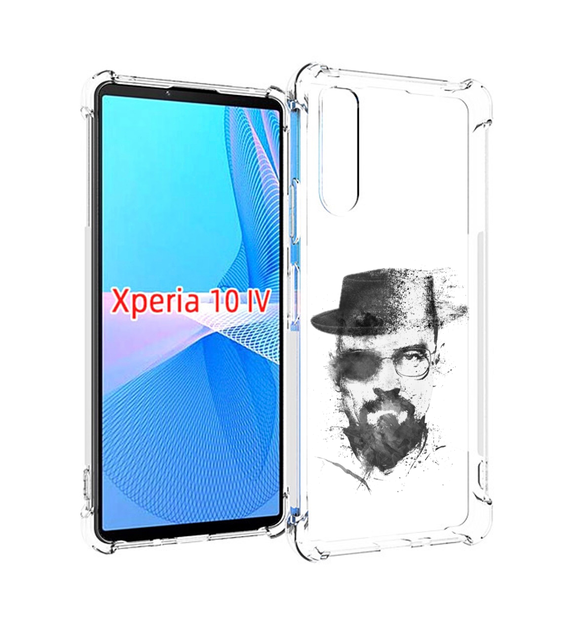 

Чехол MyPads загадочный человек для Sony Xperia 10 IV (10-4), Прозрачный, Tocco