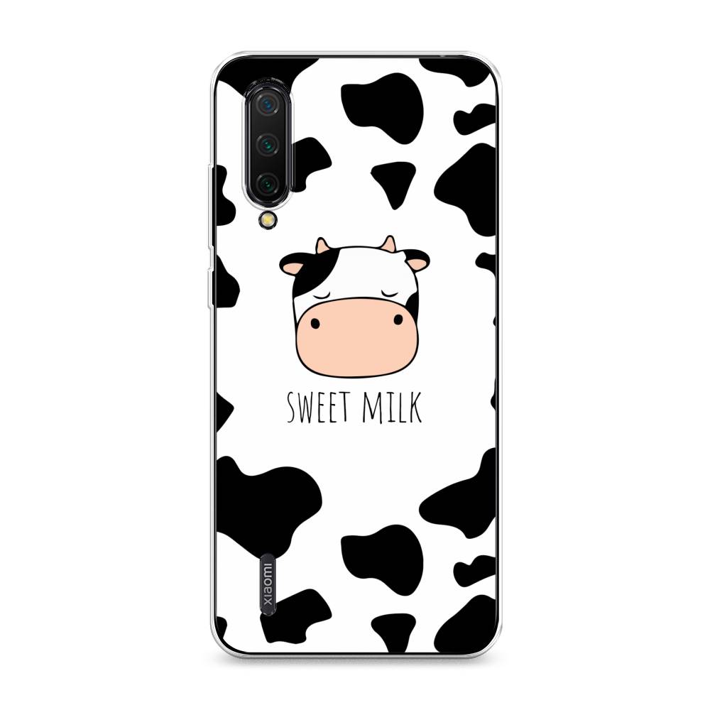 

Чехол на Xiaomi Mi 9 Lite"Sweet milk", Розовый;белый;черный, 36750-1