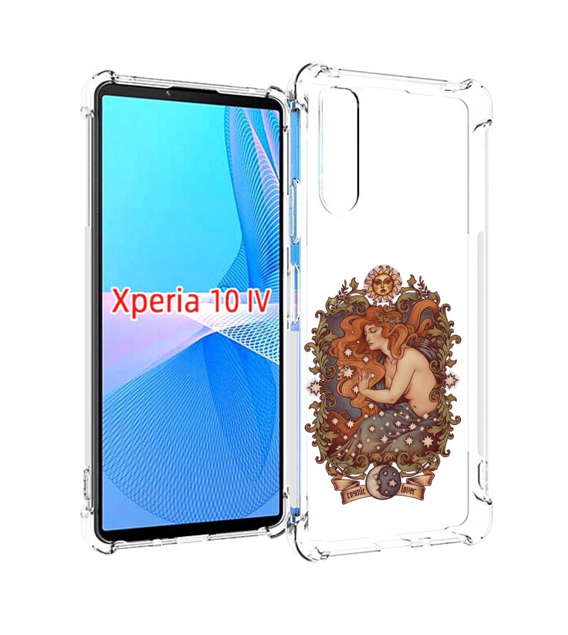 

Чехол MyPads звездная девушка абстракция для Sony Xperia 10 IV (10-4), Прозрачный, Tocco