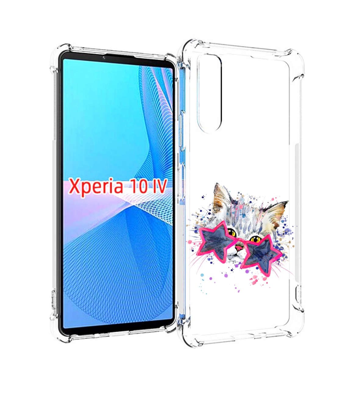 

Чехол MyPads звездные очки для Sony Xperia 10 IV (10-4), Прозрачный, Tocco