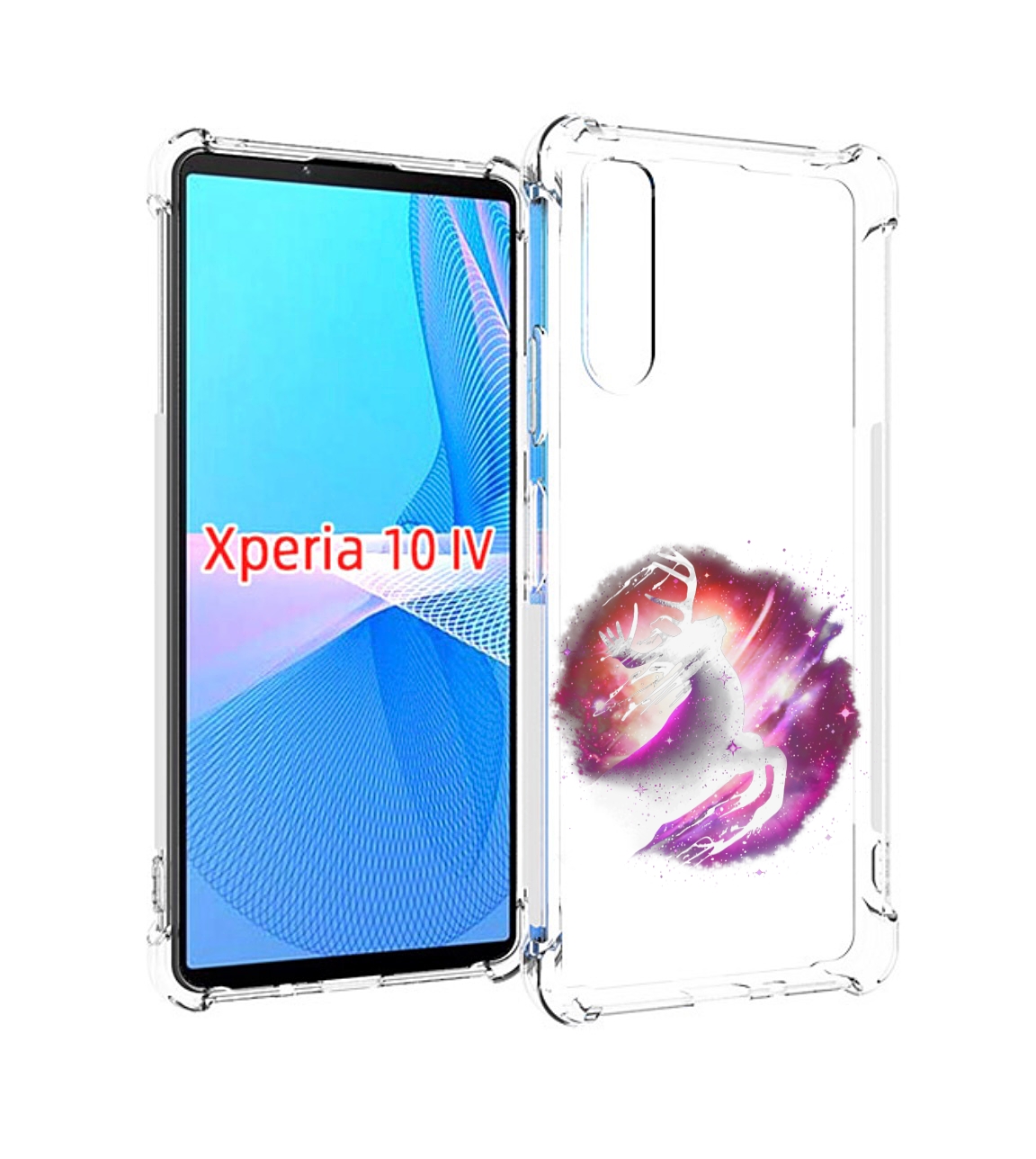 Чехол MyPads звездный олень для Sony Xperia 10 IV (10-4)