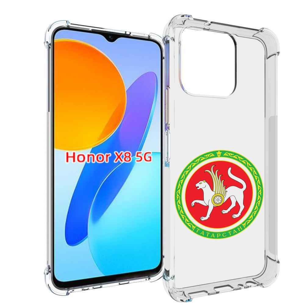 

Чехол MyPads герб-татарстан-казань для Honor X8 5G, Прозрачный, Tocco
