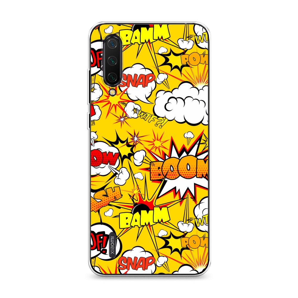 

Чехол на Xiaomi Mi 9 Lite"Поп Арт эффекты", Желтый;белый;оранжевый, 36750-6