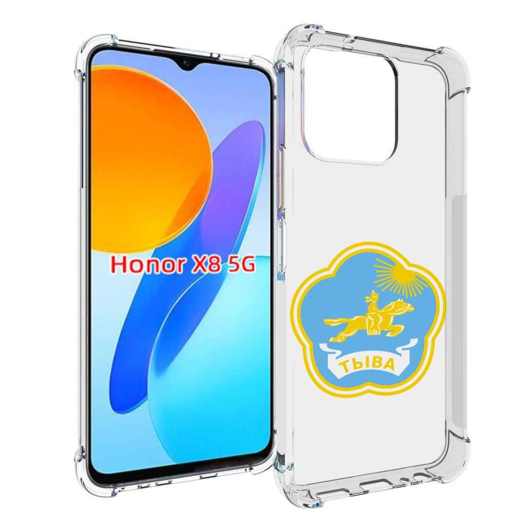 

Чехол MyPads герб-тыва-кызыл для Honor X8 5G, Прозрачный, Tocco