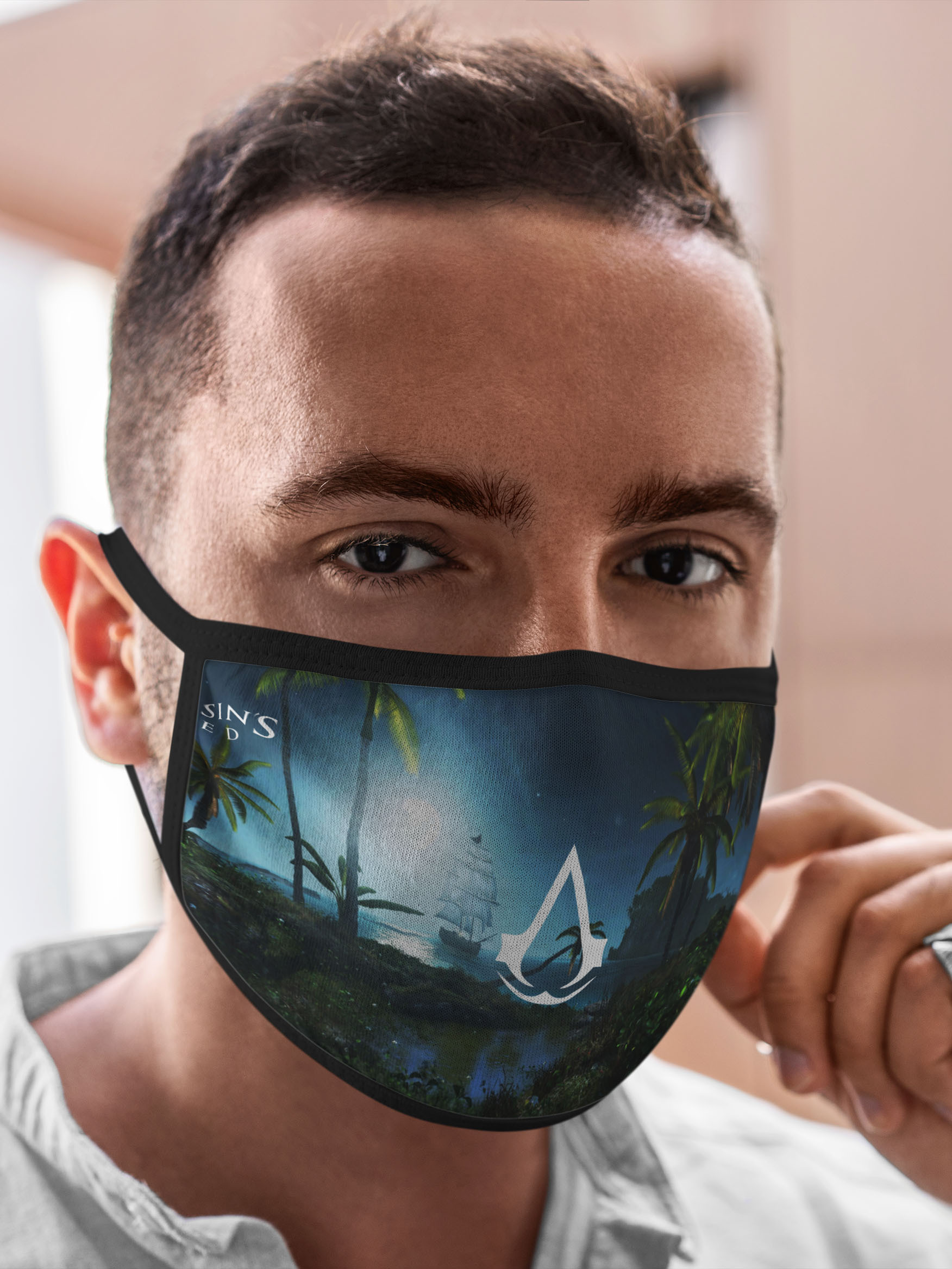 

Многоразовая маска унисекс Burnettie Assassins Creed, Разноцветный, Assassins Creed