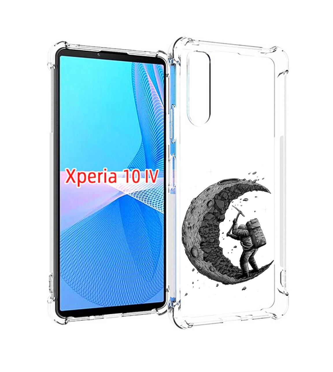 

Чехол MyPads камненная луна для Sony Xperia 10 IV (10-4), Прозрачный, Tocco