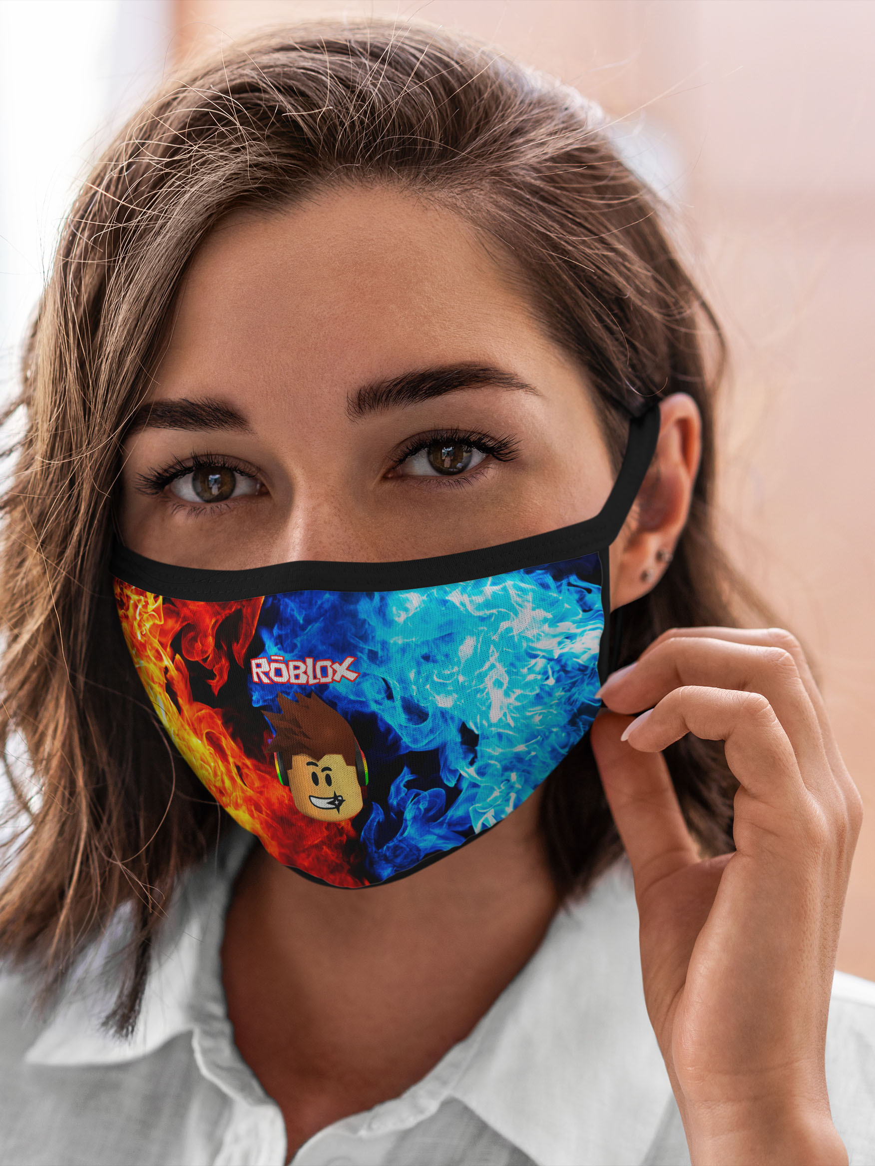 

Многоразовая маска унисекс Burnettie Roblox Роблокс Z, Разноцветный, Roblox Роблокс Z