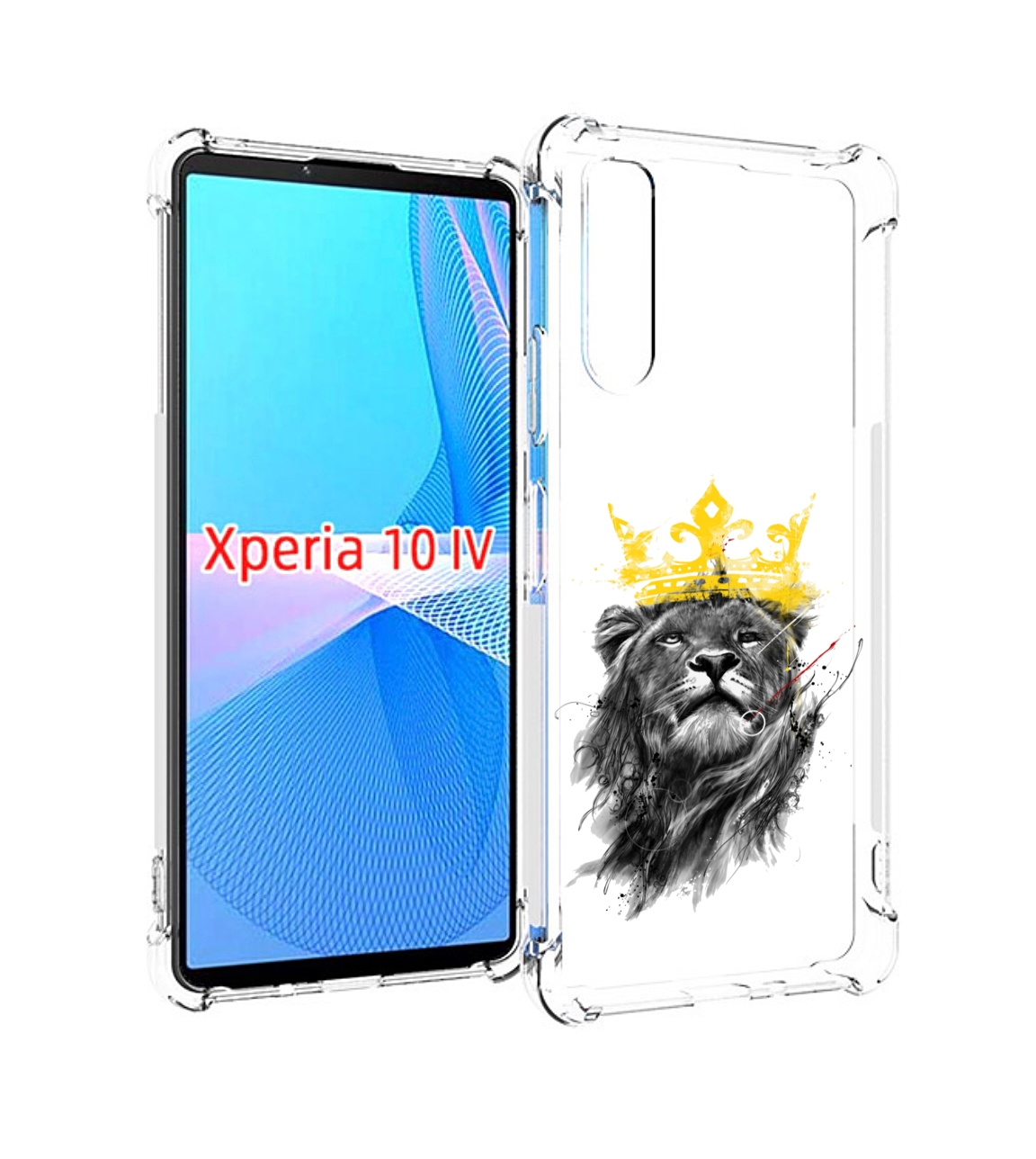 

Чехол MyPads король-лев для Sony Xperia 10 IV (10-4), Прозрачный, Tocco