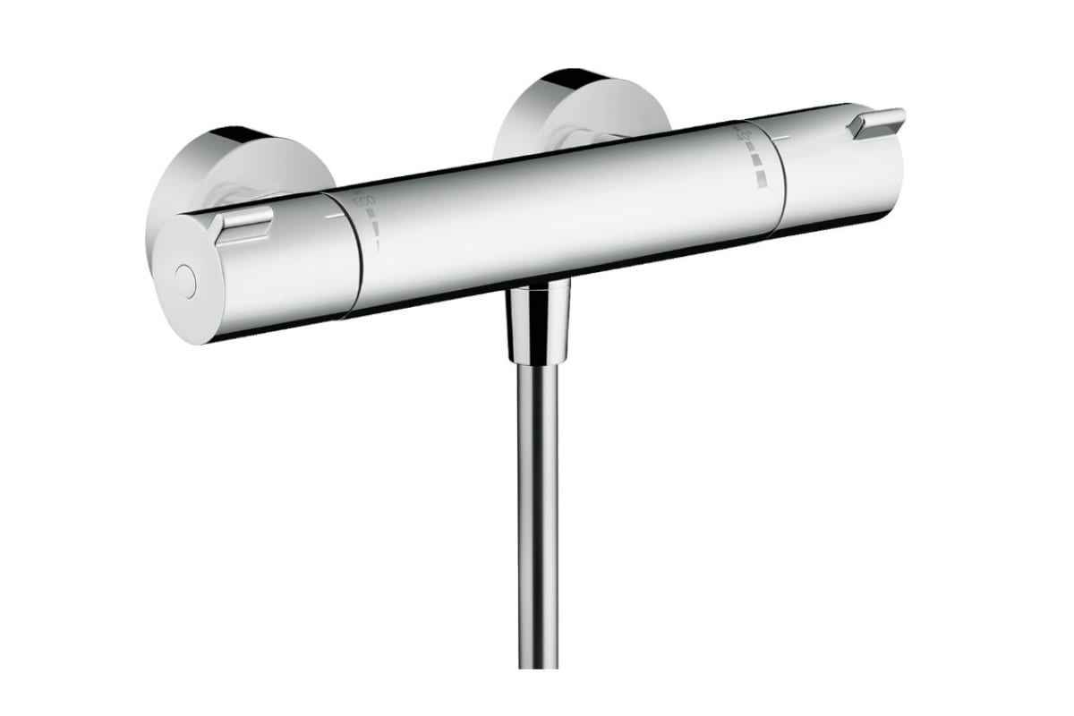 

Смеситель с термостатом HANSGROHE Ecostat 1001 CL для душа 13211000, Серебристый