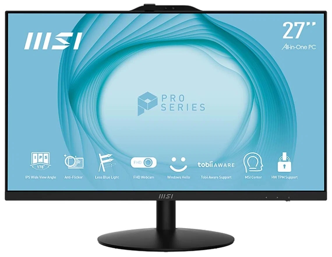 

Моноблок MSI Pro AP272 13M-281RU черный (9S6-AF8311-281), Pro AP272 13M-281RU