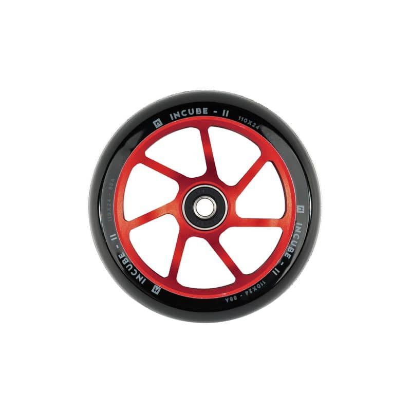 Колесо для самоката Ethic Incube wheel v2 24x110mm 88A red