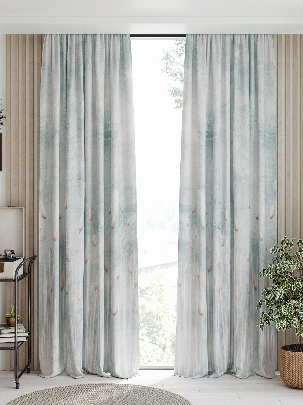 

Комплекты штор AT HOME Тонприс высота 250 см, ширина 150 см, Белый, 544103