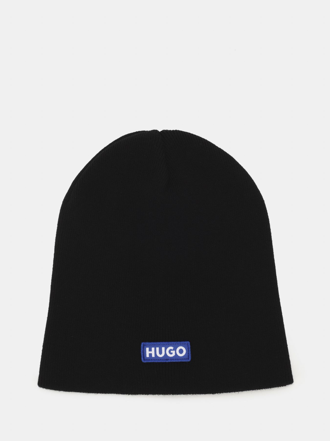 Шапка мужская Hugo Blue 49077 черная, one size