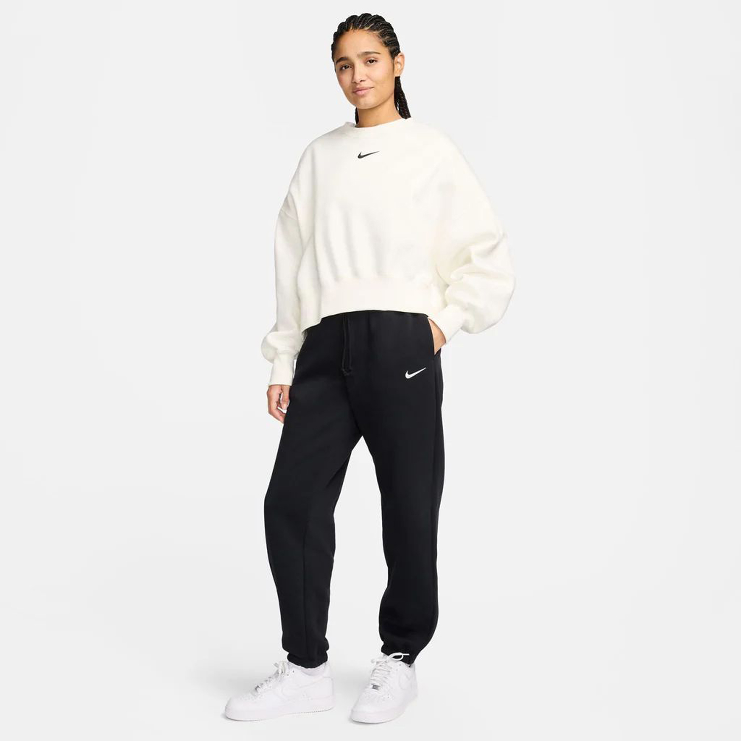 

Брюки женские Nike Sportswear Phoenix Fleece FZ5996 черные XL, Черный, Sportswear Phoenix Fleece