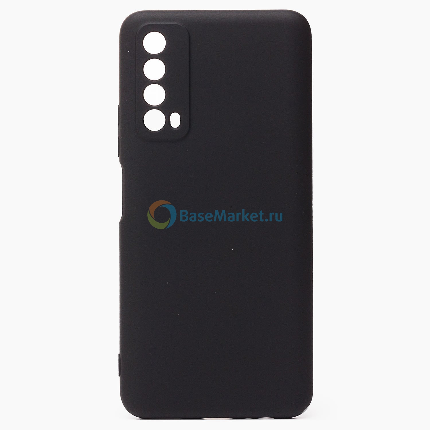 Чехол накладка Activ Full Original Design BaseMarket для Huawei P Smart (2021) (черный)