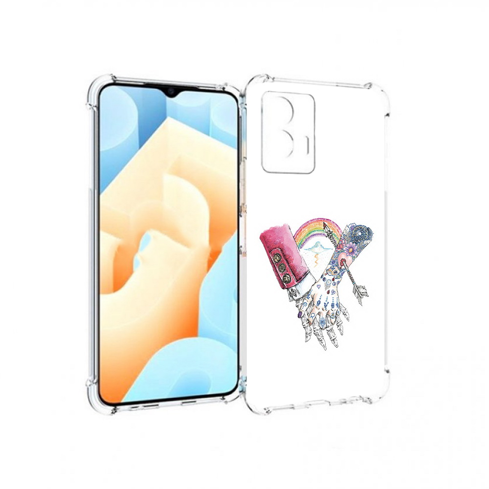 

Чехол MyPads Tocco для Vivo U5 абстракция руки в татуировках (PT226979.416.212), Прозрачный, Tocco