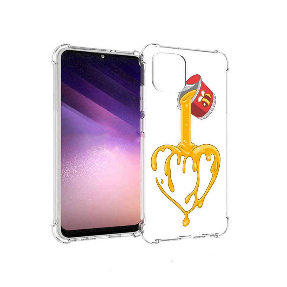 

Чехол MyPads Tocco для Samsung Galaxy A03 медовое сердце (PT226903.537.471), Прозрачный, Tocco
