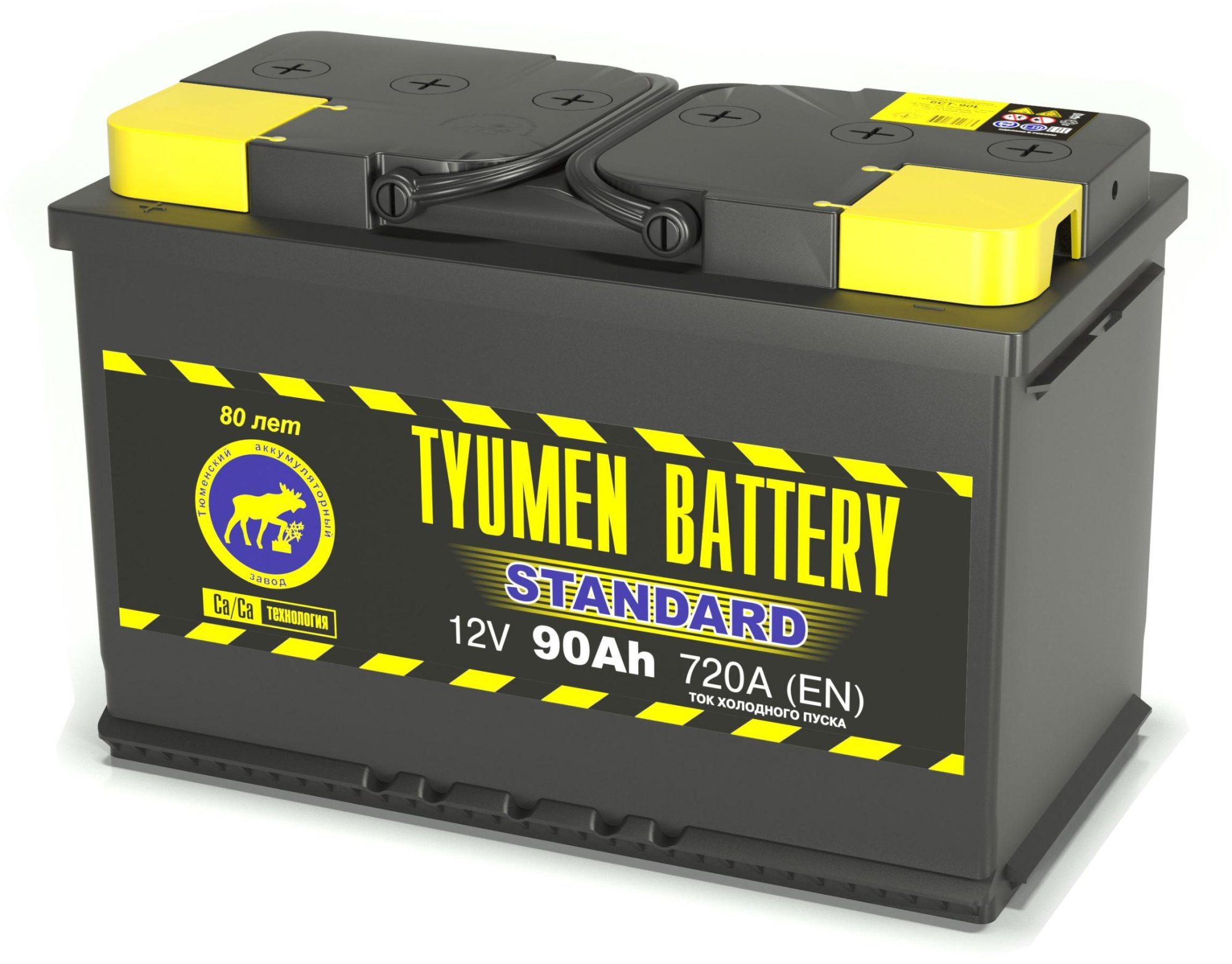 

Аккумулятор Tyumen Battery 90 720А п/п 345х175х213 Standart