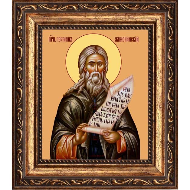 

Герман Аляскинский Преподобный. Икона на холсте.
