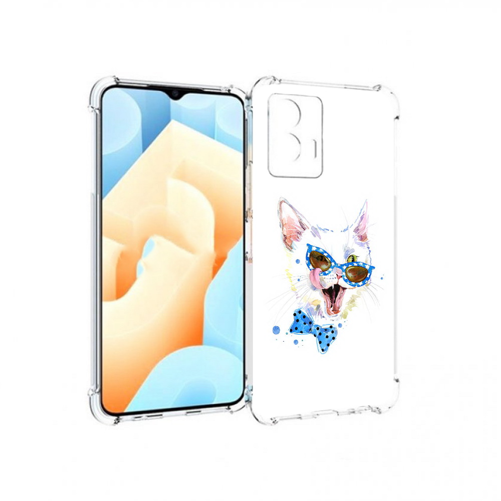 

Чехол MyPads Tocco для Vivo U5 белый кот (PT226979.416.229), Прозрачный, Tocco