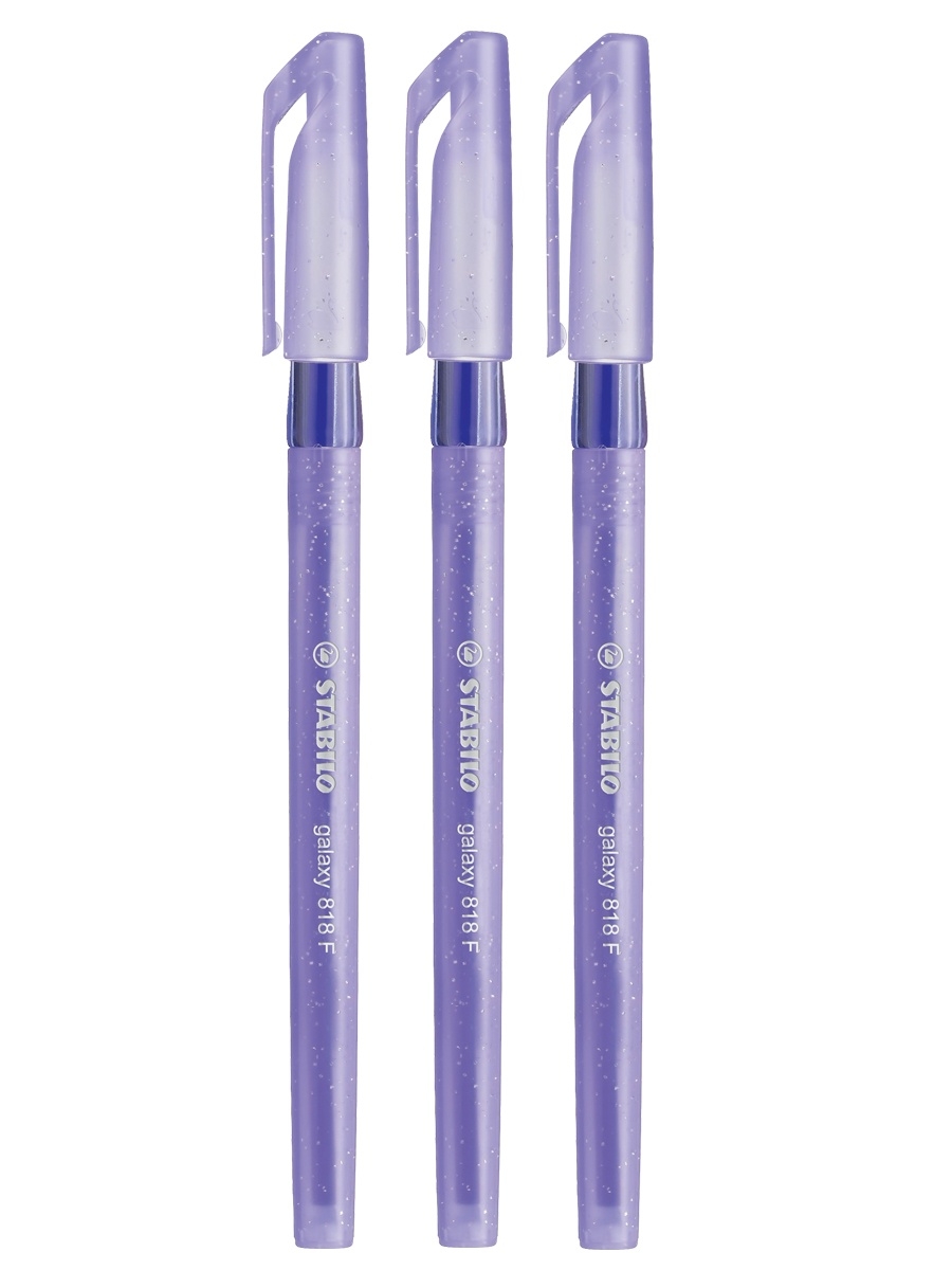 

Ручка шариковая 0,38мм STABILO Galaxy 818/55-3В, фиолетовая (3шт), Galaxy