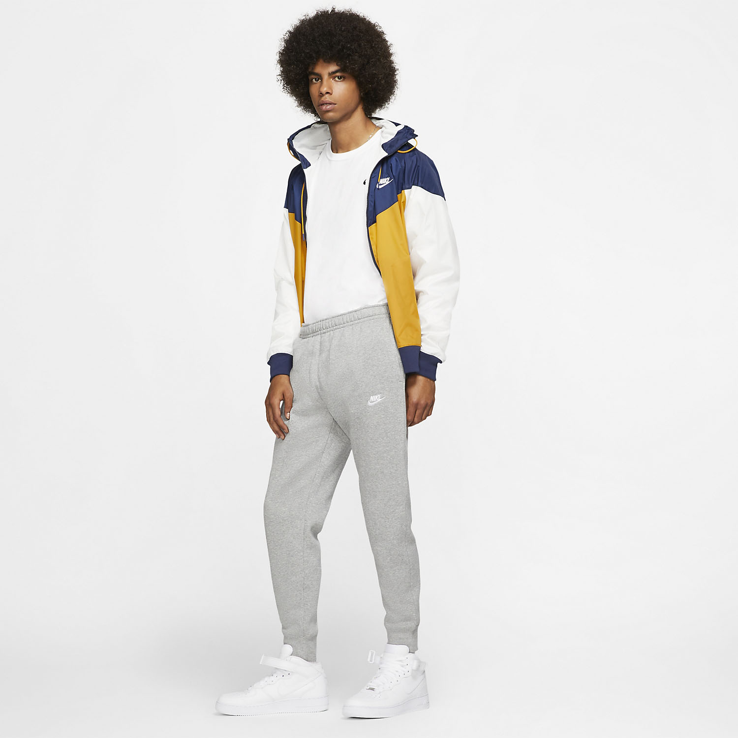 

Брюки мужские Nike BV2671 серые-063 M, Серый, Sportswear Club Fleece