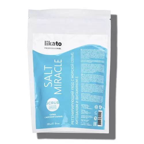 Скраб для тела Likato Professional Salt Miracle с морской солью 250 мл 309₽