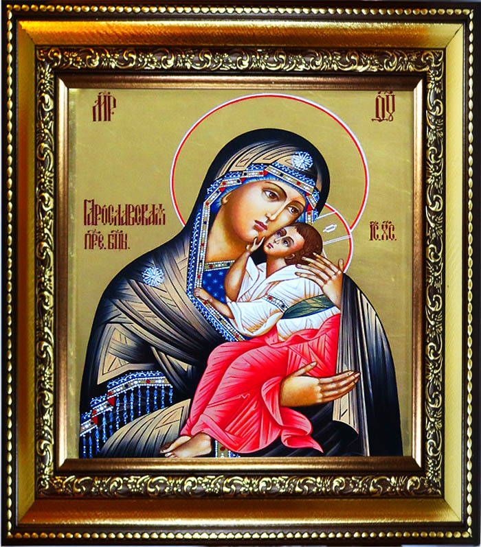 

Ярославская икона Божьей Матери. Икона на холсте.