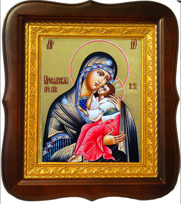 

Ярославская икона Божьей Матери. Икона на холсте.