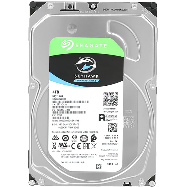 фото Внутренний hdd диск seagate skyhawk st4000vx013, 4тб (0t-00010079)