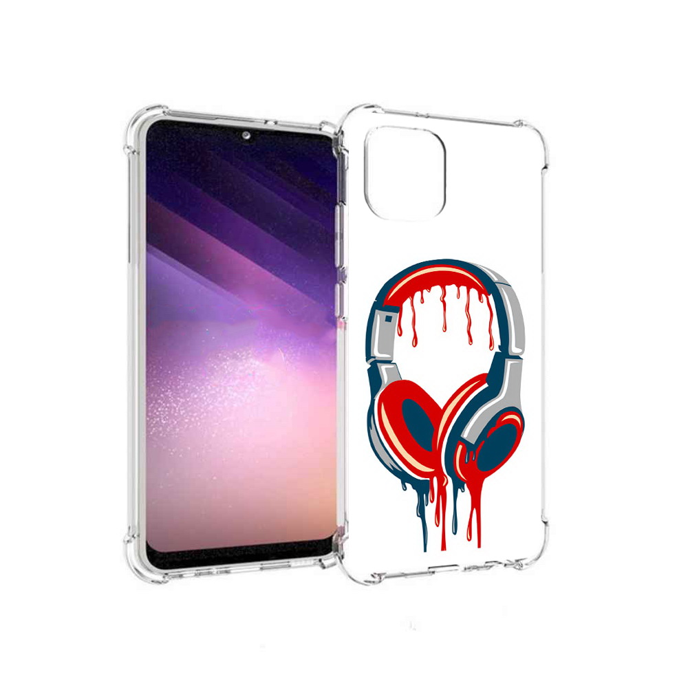 

Чехол MyPads Tocco для Samsung Galaxy A03 не делай громко (PT226903.537.517), Прозрачный, Tocco