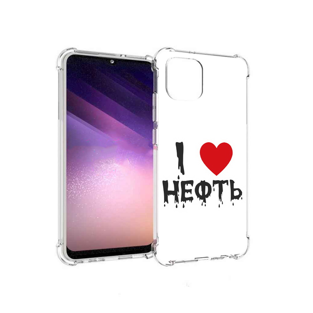 

Чехол MyPads Tocco для Samsung Galaxy A03 нефть (PT226903.537.522), Прозрачный, Tocco