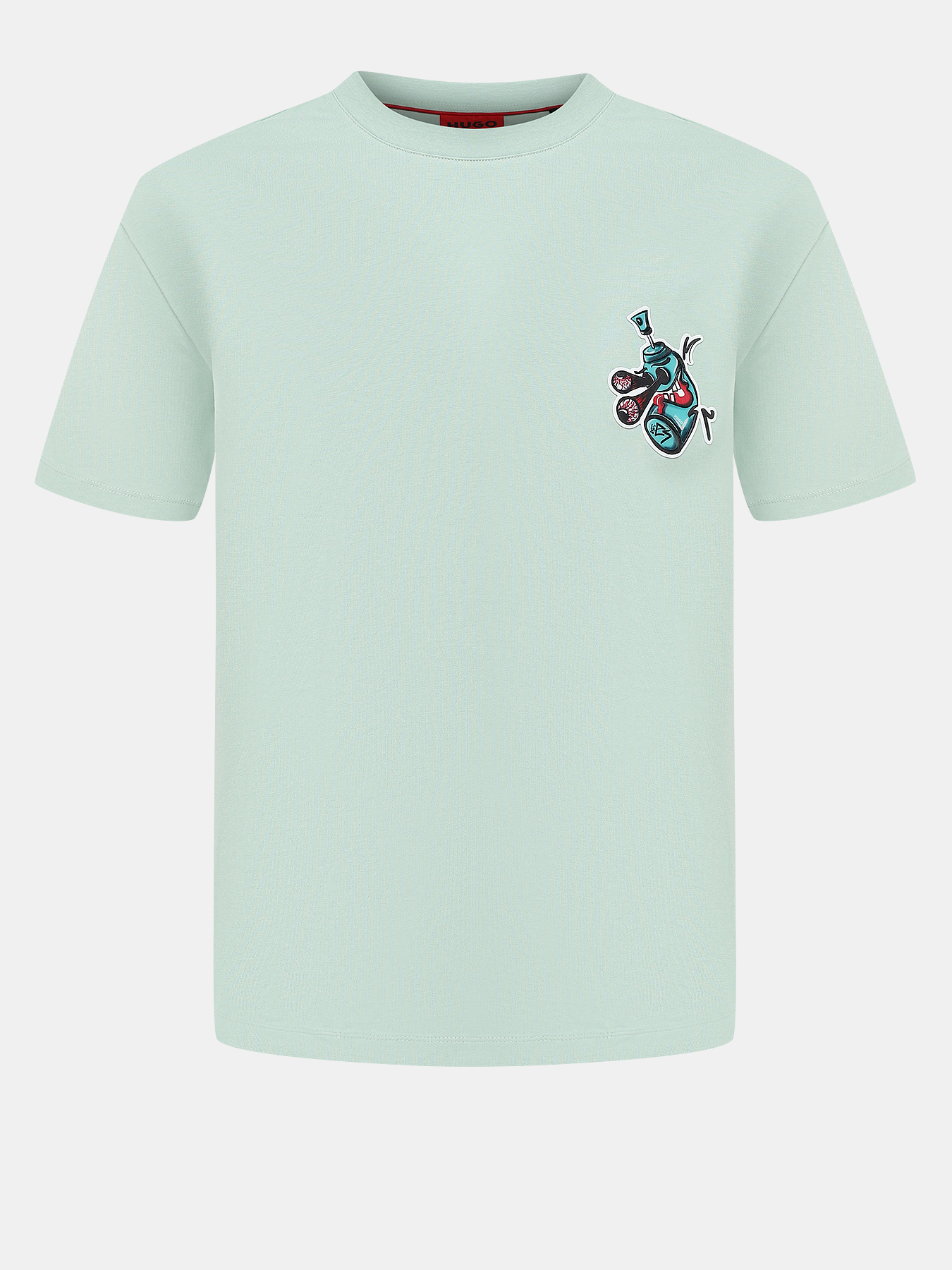 

Футболка мужская HUGO 490555 зеленая XXL, Зеленый, 490555