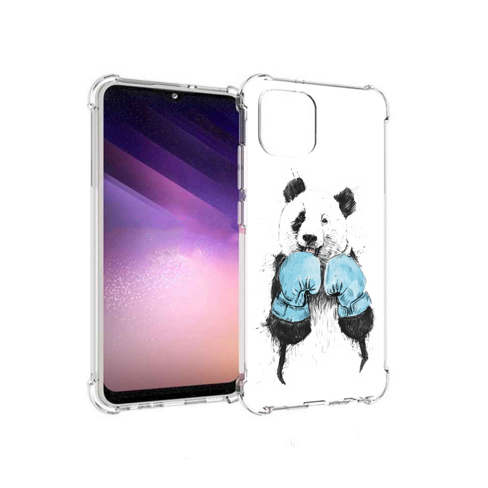 

Чехол MyPads Tocco для Samsung Galaxy A03 панда боксер (PT226903.537.531), Прозрачный, Tocco