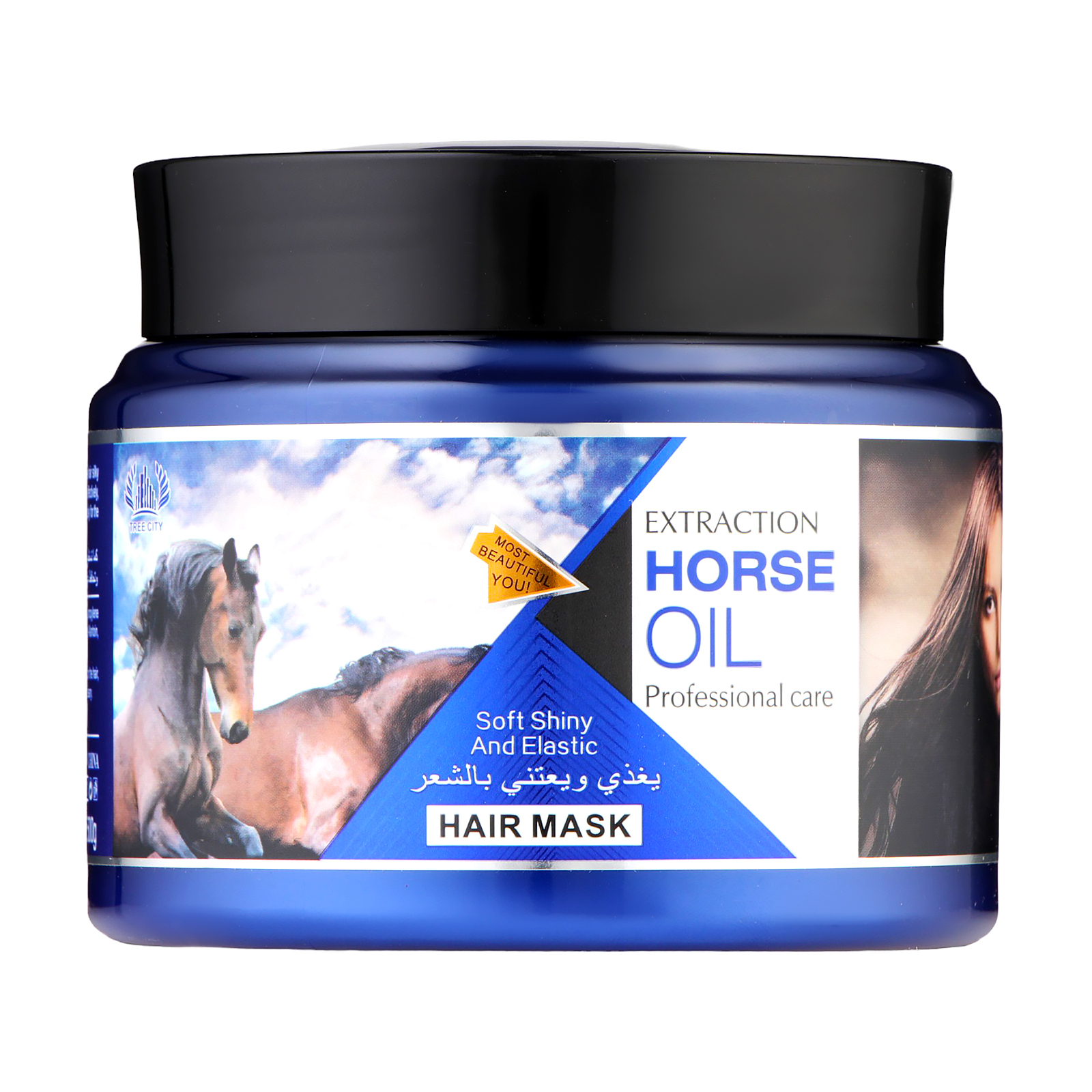 Маска для волос Tree City Horse oil с экстрактом лошадиного жира 500 г 377₽